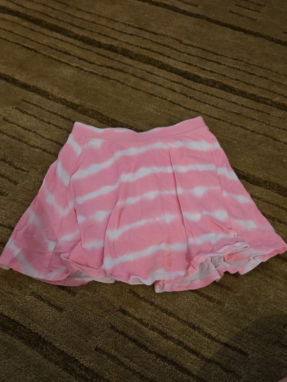 5/25 jumping beans Pink and White Tie-Dye Circle Skater Skort Size 7..